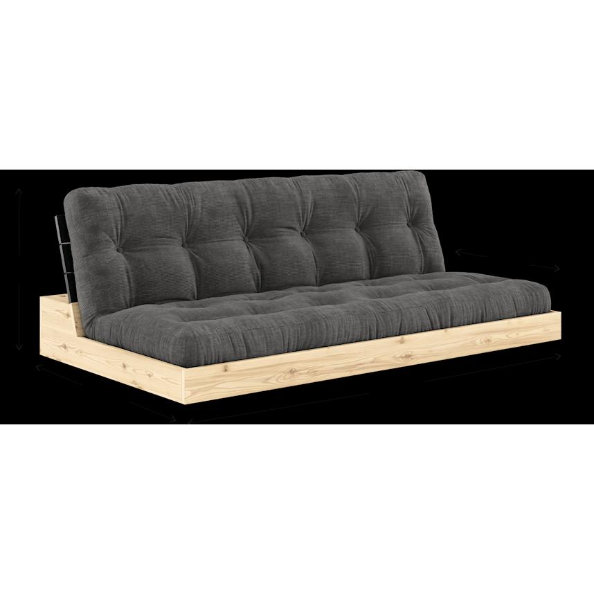 Karup Design, Sofa, Base (2-Sitzer, Bettsofa)