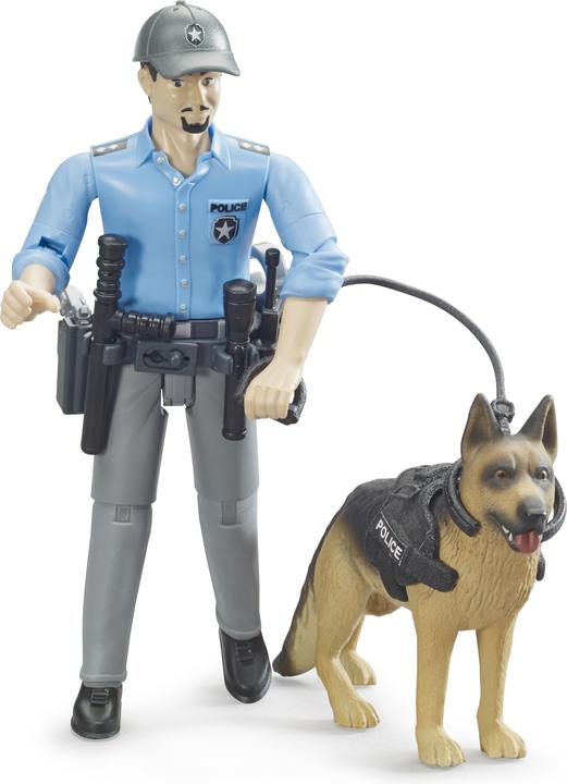 Produktbild Bruder Bworld Polizist mit Hund