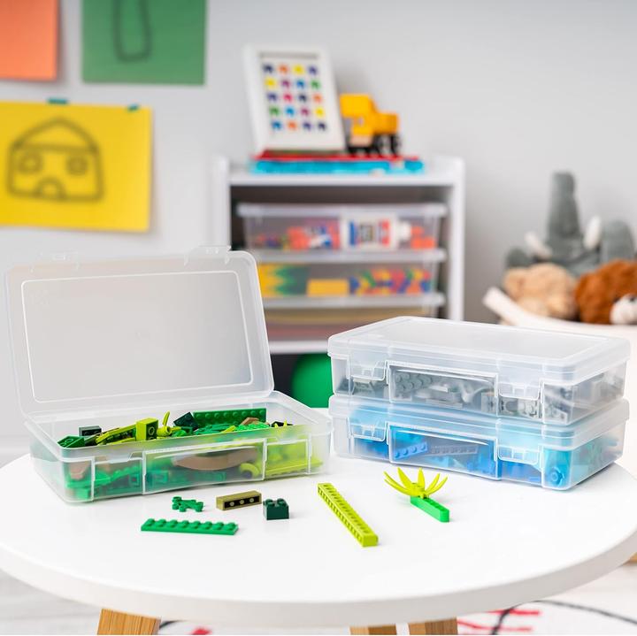 Actual product image Iris Ohyama Stackable storage box set (13 cm, 1.40 l, 10x)