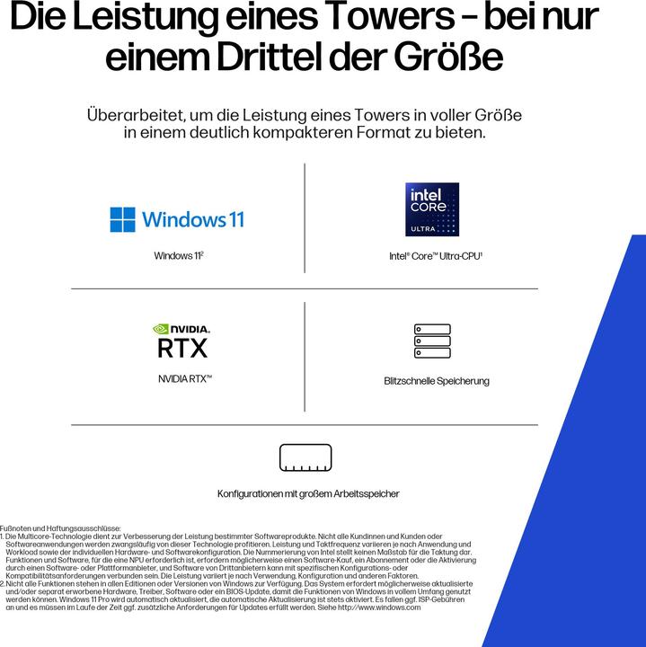 Energy Label HP Z2 SFF G1i (1000 GB, 32 GB, Intel Core Ultra 7 265K, RTX A400)