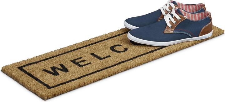 Actual product image Relaxdays Doormat coconut (25 x 75 x 1.35 cm)