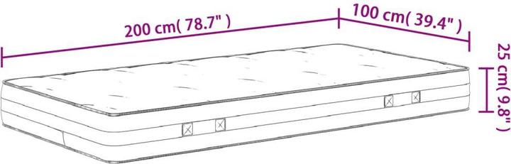 Immagine prodotto vidaXL Jerrie (100 x 200 cm)