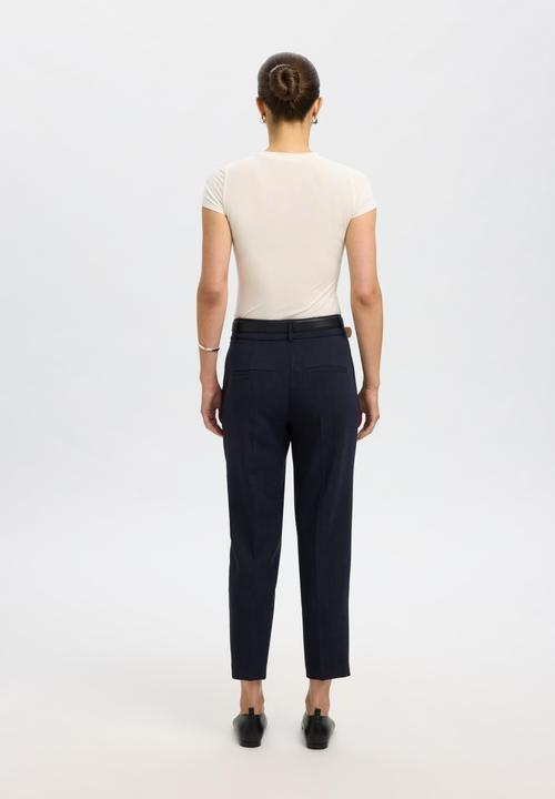 Produktbild Selected Femme Slfrita-Ria Mw Crop Pant Dsm Noos (40)