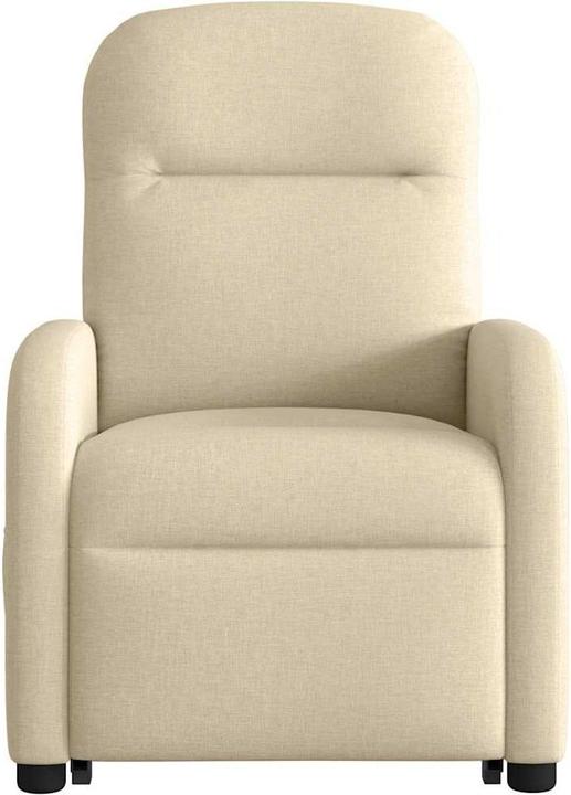 Immagine prodotto VidaXL Poltrona massaggiante con ausilio stand-up in tessuto crema