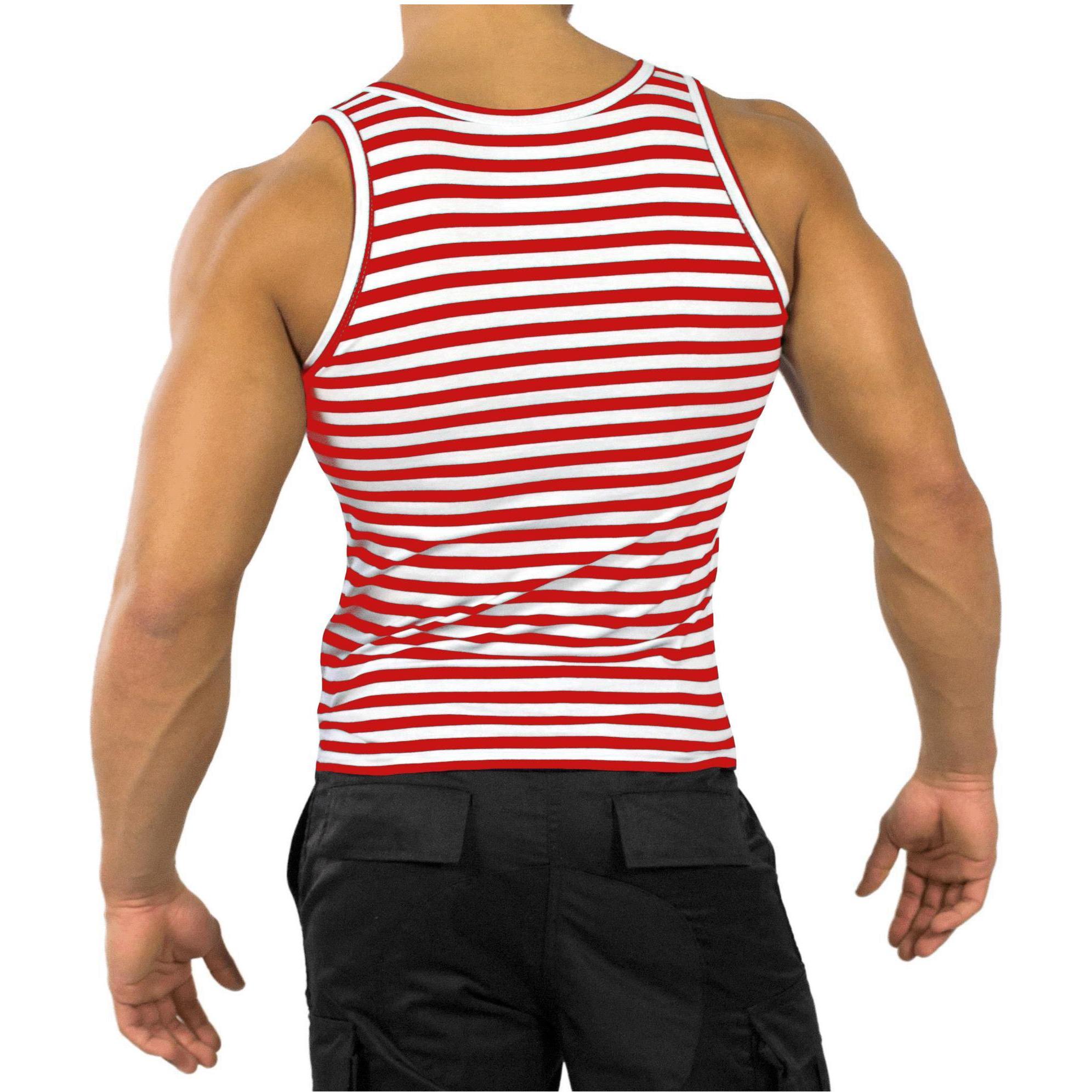Thumbnail - Normani, Herren, Shirt, Marine Tank-Top - 9393, Rot, (L)