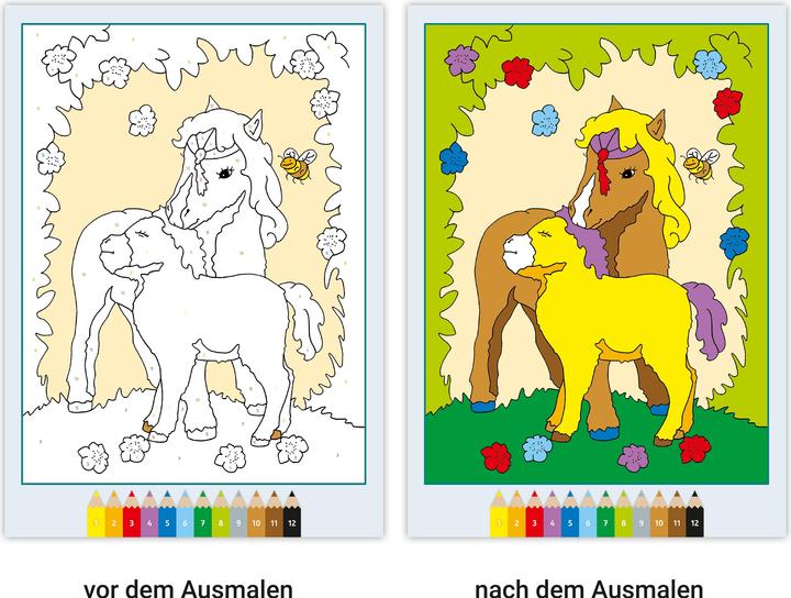 Immagine prodotto Ravensburger CreArt Dipingere con i numeri a partire da 5: animali carini, libro da colorare, 48 motivi