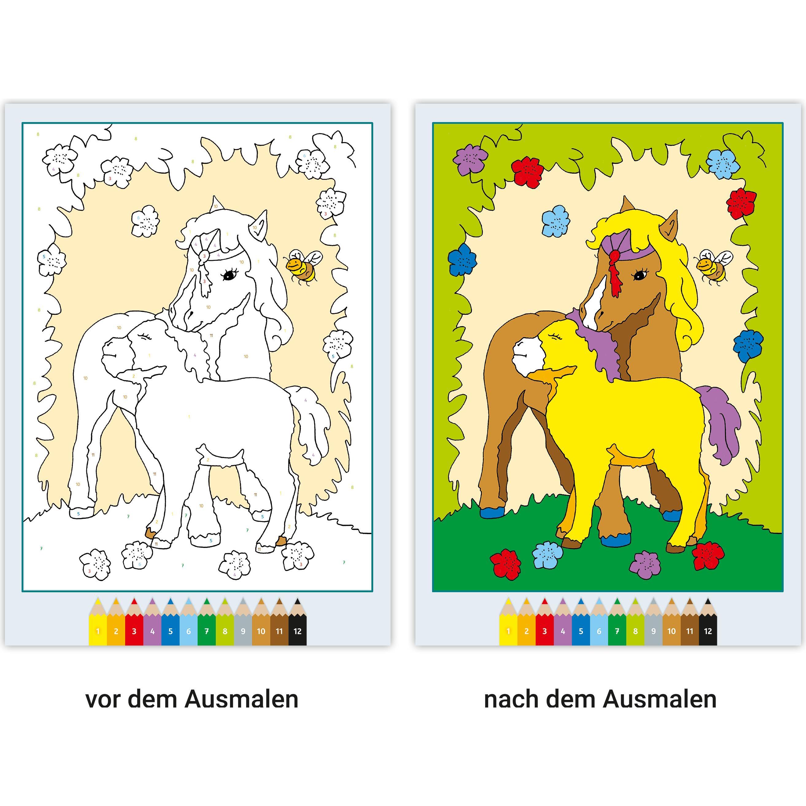 Thumbnail - Ravensburger CreArt Malen nach Zahlen ab 5: Süsse Tiere, Malbuch, 48 Motive