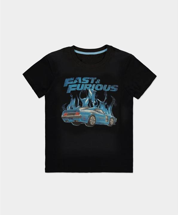 The Fast and the Furious Blue Flames Men's Short Sleeved Tshirt