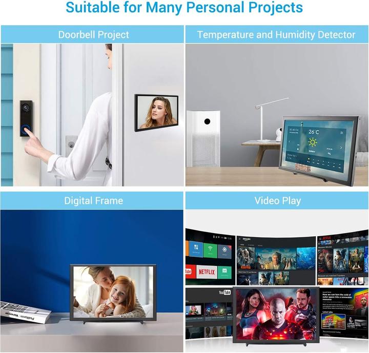 Actual product image Elecrow Mini Monitor (8")