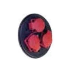 Thumbnail - Bachmann, Steckdose, socket outlet insert 3gang w.deck thermal protection red