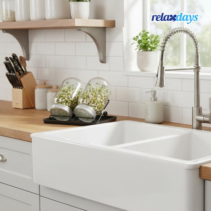 Actual product image Relaxdays Sprout glass