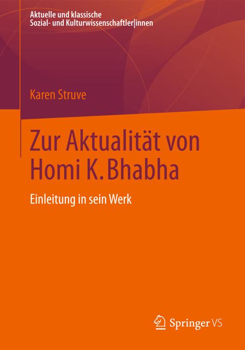 Produktbild Zur Aktualität von Homi K. Bhaba (Deutsch, Karen Struve, 2013)