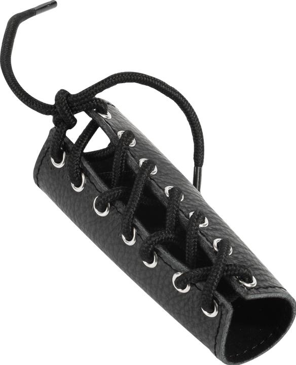 Rimba Mode érotique ra7472 Penis Band Noir Cuir Véritable