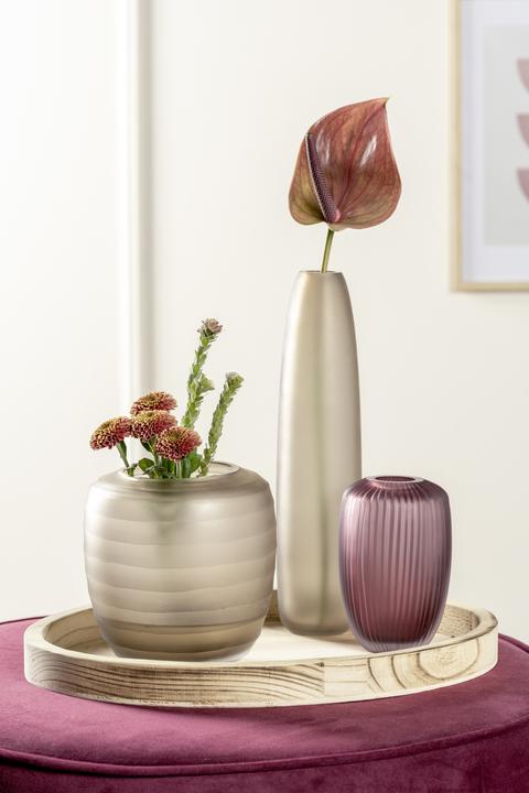 Actual product image Leonardo Bellagio Vase 35 cm, Beige (1 x, 35 x 8 cm, 1 l)