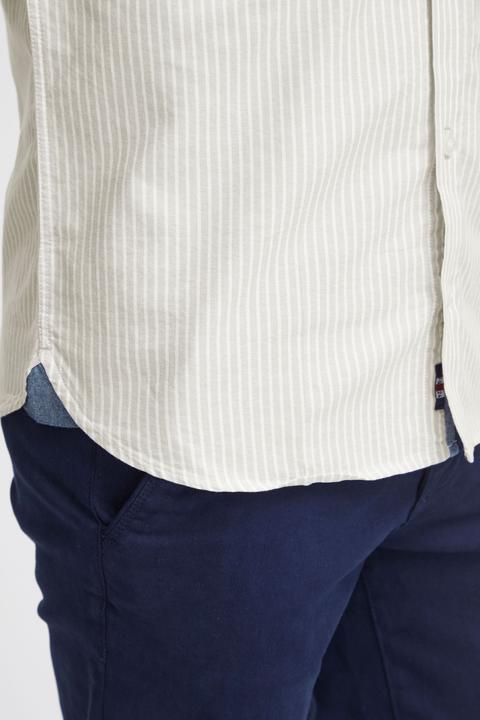 Produktbild FQ1924 FQSteven stripe oxford LS shirt 21900612 (XL)