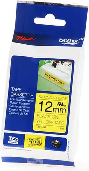 Produktbild Brother Tze-S631 (1.20 cm, Gelb, Schwarz)