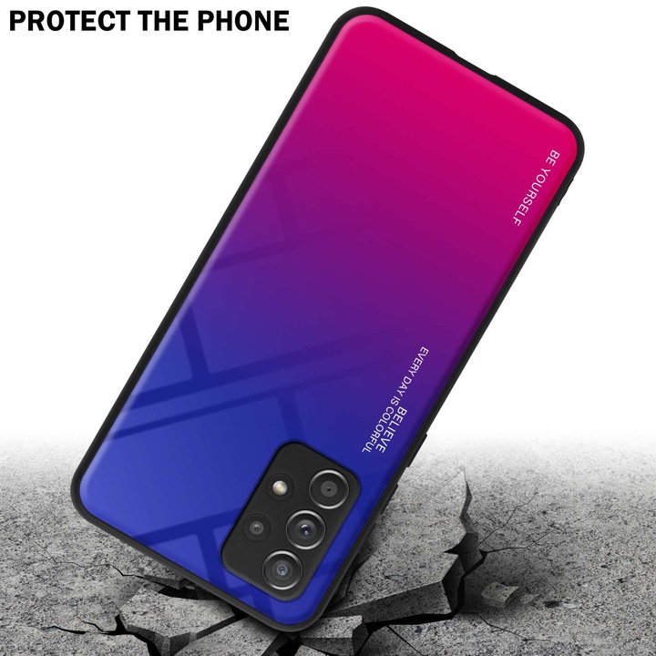 Immagine prodotto Cadorabo Manicotto per vetro in TPU a 2 colori (Samsung Galaxy A52, Samsung Galaxy A52 5G, Samsung Galaxy A52s 5G)