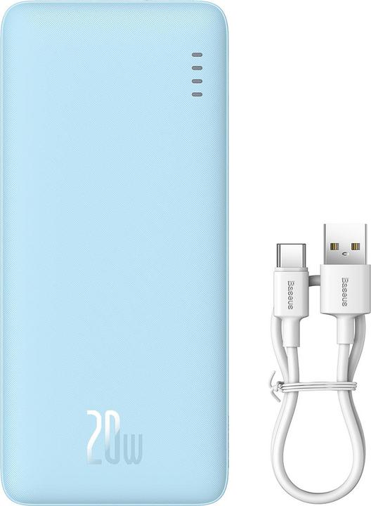Actual product image Baseus Airpow 20000mAh 20W powerbank (blue) (20000 mAh, 20 W, 74 Wh)