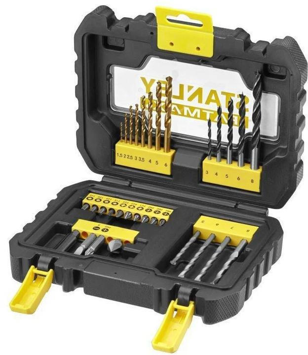 Produktbild Stanley Bit-Bohrer-Set im Koffer (6 mm, 1.5 mm, 7 mm, 3 mm, 5 mm, 8 mm, 2.5 mm, 3.5 mm, 2 mm, 4 mm)