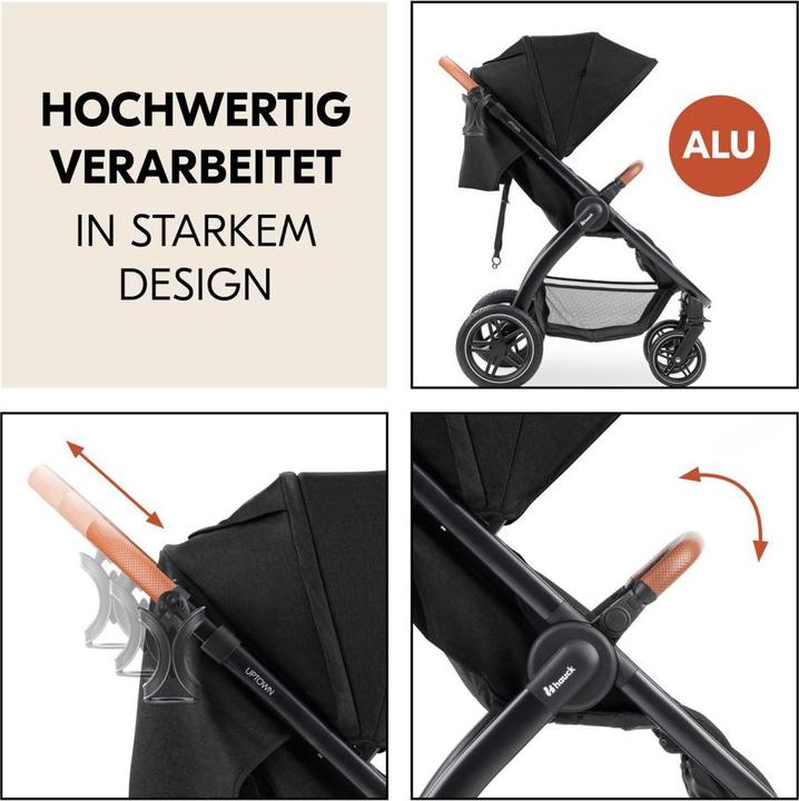 Produktbild Hauck Buggys & Sportwagen Buggy & Sportwagen UpTown Black (mit Liegefunktion