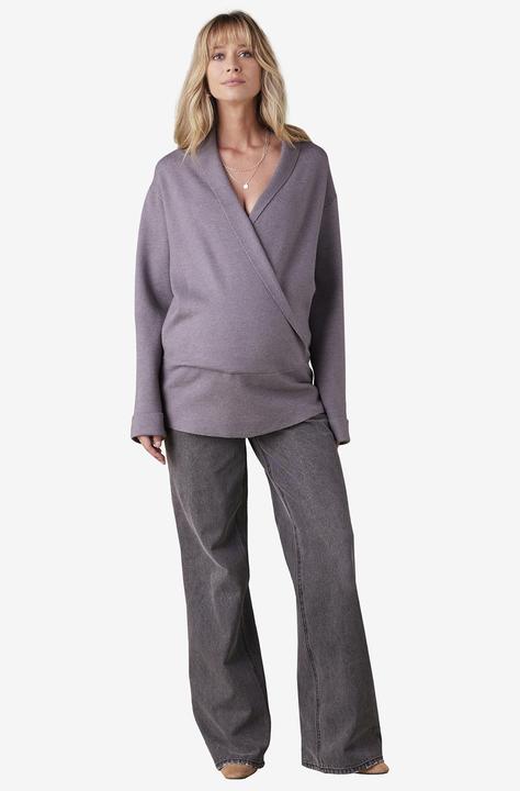 Produktbild Envie de Fraise Bonding-Pullover mit Schalkragen für Schwangerschaft und Stillzeit (36, 38)