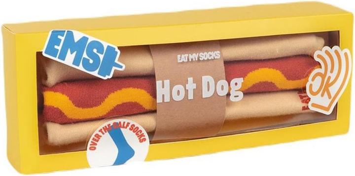 Actual product image Eat My Socks Socks, Hot Dog (Single pack, One size)