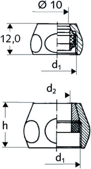 Actual product image Schell Compression fitting complete, chrome 1/2inch x 14mm 1/2inch x 14 mm (Pipe fitting)
