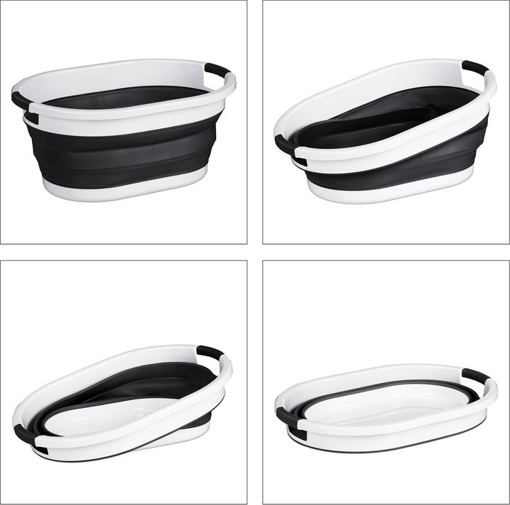 Image du produit Relaxdays Panier à linge pliable (36 l)