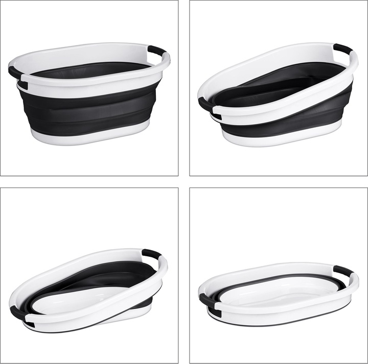 Immagine prodotto Relaxdays Cesto della biancheria pieghevole (36 l)