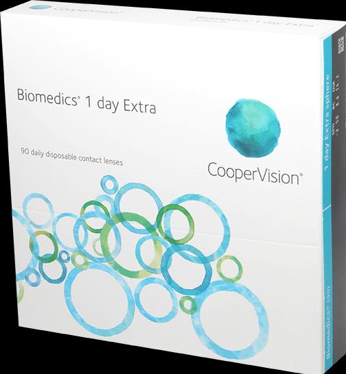 Produktbild Biomedics 1 day Extra (+0.5, Tageslinse, 90 Stück, Sphärisch)