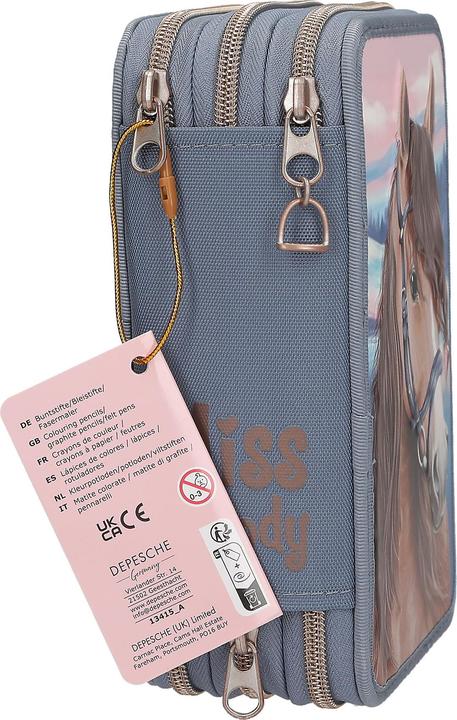 Image du produit Magni DEPESCHE Miss Melody Federtasche 3fach mit 3D Effekt