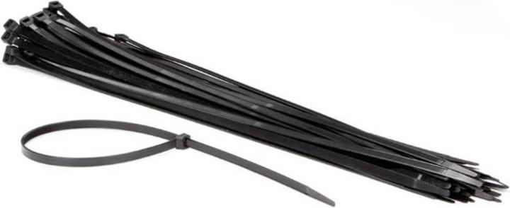 Produktbild Velleman NYLON-KABELBINDER-SET - 8.8 mm x 610 mm - SCHWARZ (50-tlg.) (Klettkabelbinder, 610 mm, 50 Stk.)