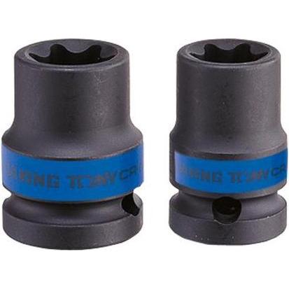 King, Chiave a bussola + esagonale, Schlagsteckschluss 3/4" E26