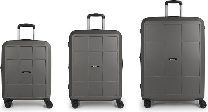 Immagine prodotto Gabol Set di valigie Montreal a 4 ruote 3 pezzi con piega elastica (121 l)