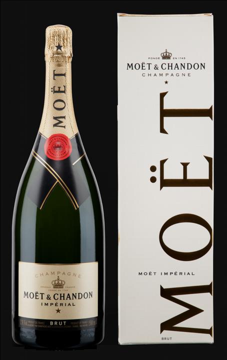 Moët & Chandon Magnum Brut Imperial Champagne with case (1 x 150 cl)