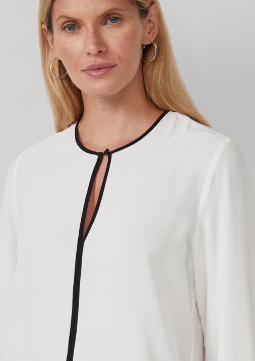 Immagine prodotto s.Oliver Bluse Fliessende Viskose-Bluse mit Kontrast-Details (46)