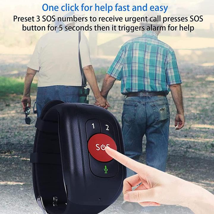 Image du produit Mitlow Bouton de panique SOS Détecteur de chute GPS Tracker (4G)