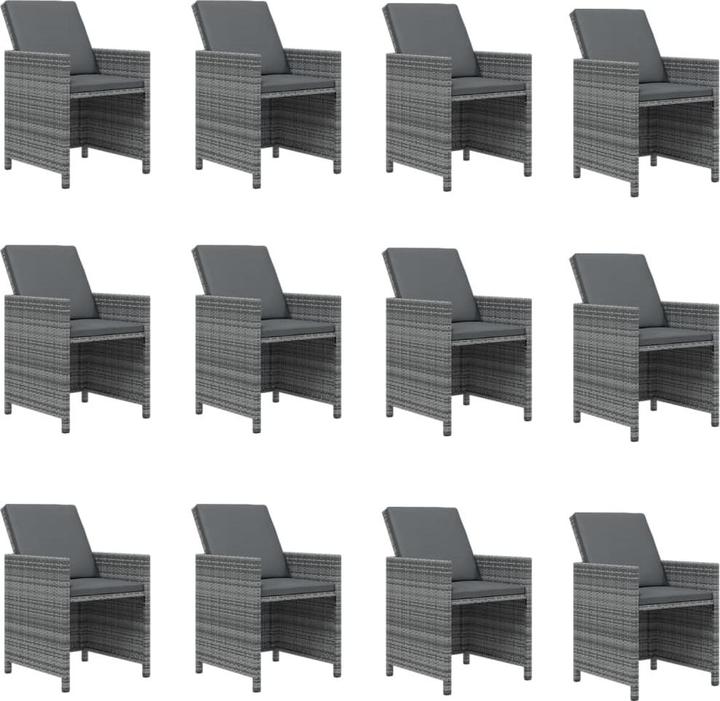 Produktbild vidaXL Garten Essgruppe (331 x 107 x 74 cm)