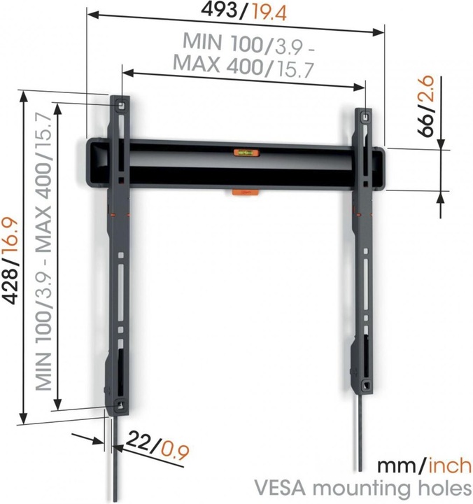 Produktbild Vogels TVM 3405 (Wand, 77", 50 kg)