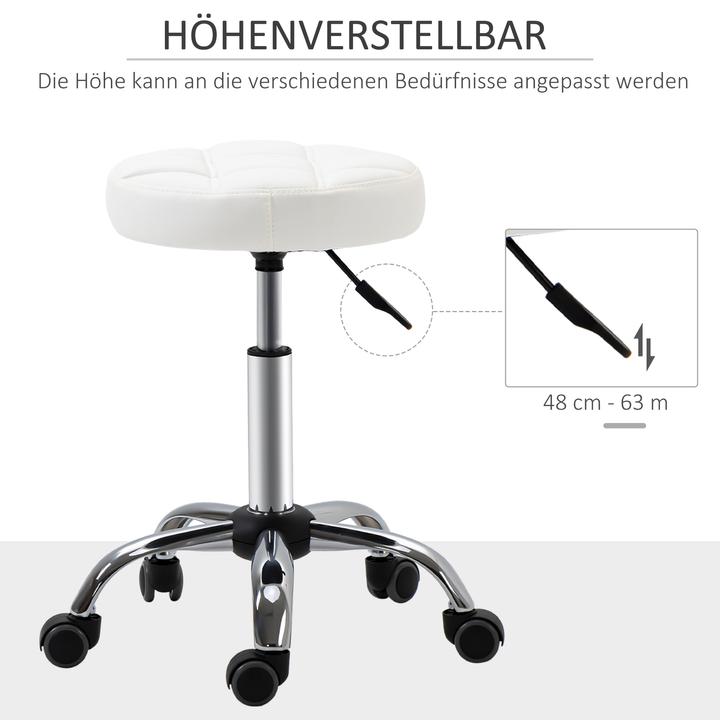 Actual product image Homcom Roller stool set of 2