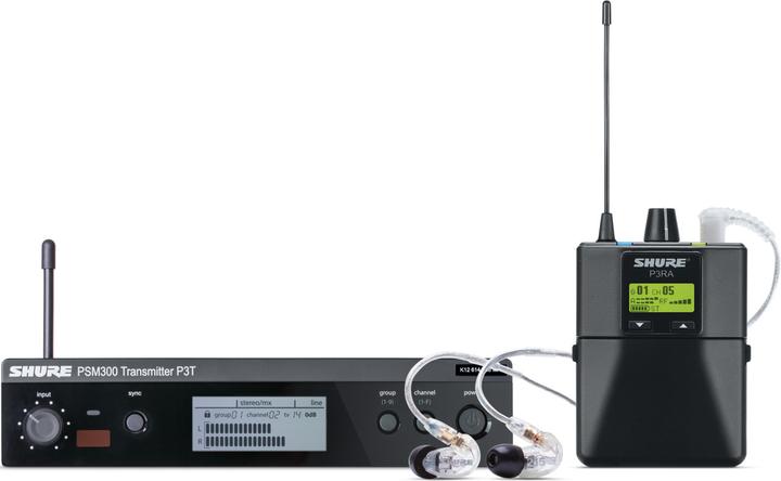 Actual product image Shure P3TRA215CL In-ear monitoring system, H20 (In-Ear System)