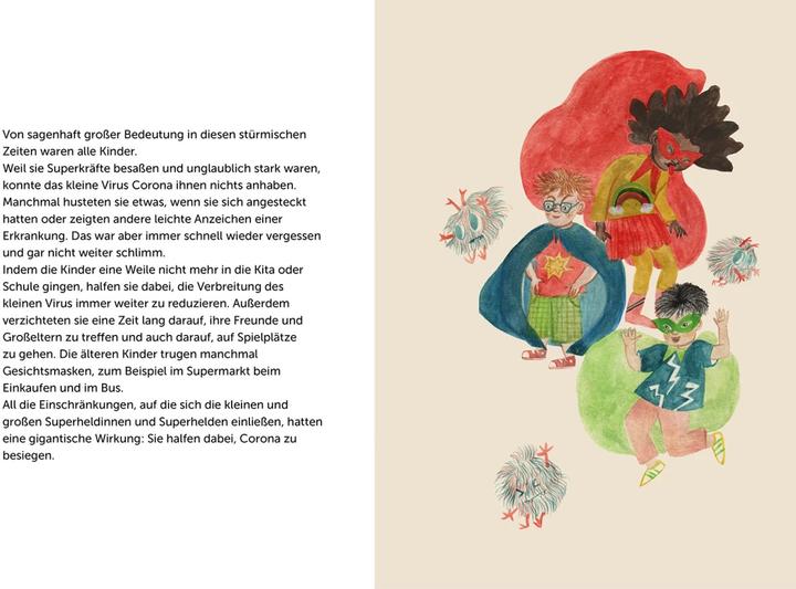 Image du produit Das kleine Virus Corona: Wie die Kinder geholfen haben es zu besiegen. (Allemand, Marie Franz, 2020)