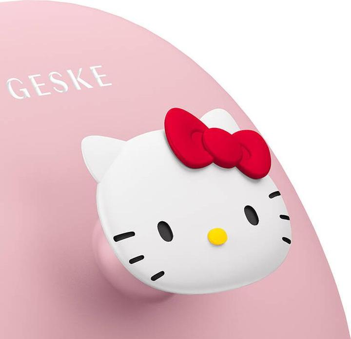 Immagine prodotto Geske Szczoteczka do czyszczenia twarzy 3w1 z uchwytem z Aplikacją (Hello Kitty różowy)