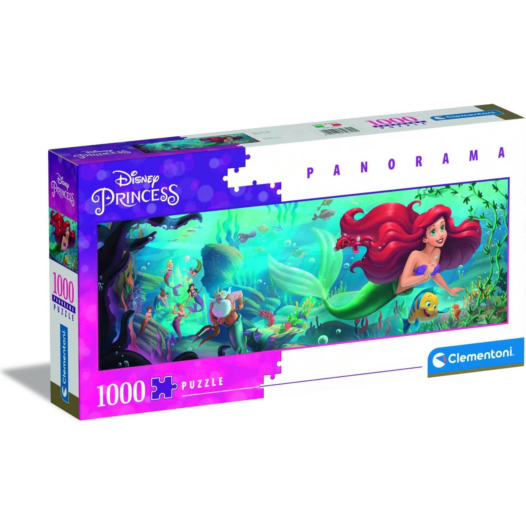 Clementoni Panoramapuzzle Disney Prinses, 1000 Teile (1000 Teile)