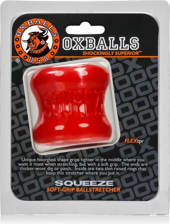 Immagine prodotto Oxballs Squeeze - Sfera a clessidra - RossoSqueeze - Sfera a clessidra (5.10 cm)