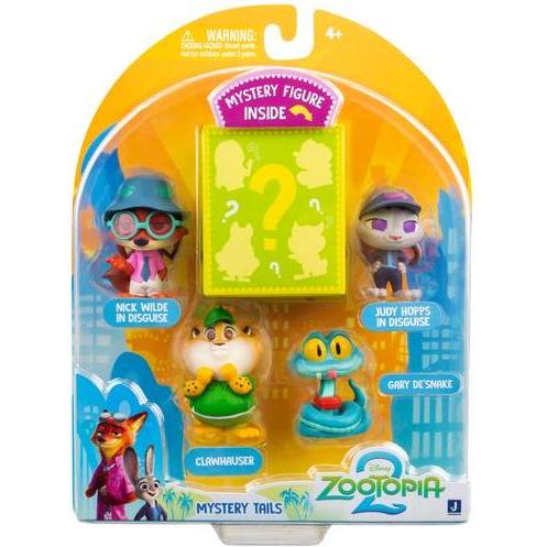 Konjac Sponge Zootropolis Tiny Tails Figura 5 Pack 4 Cm
