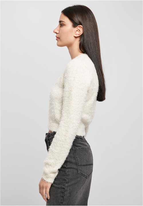 Produktbild Urban Classics Ladies Cropped Feather Sweater (3XL)