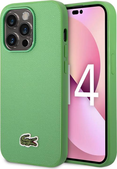 Lacoste LCHMP14LPVCN iPhone 14 Pro 6.1" zielony/green hardcase Iconic Petit Pique MagSafe (Apple iPhone 14 Pro)