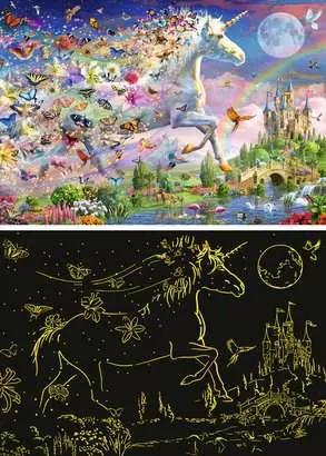 Immagine prodotto Ravensburger Farfalla luminosa unicorno (200 pezzi)