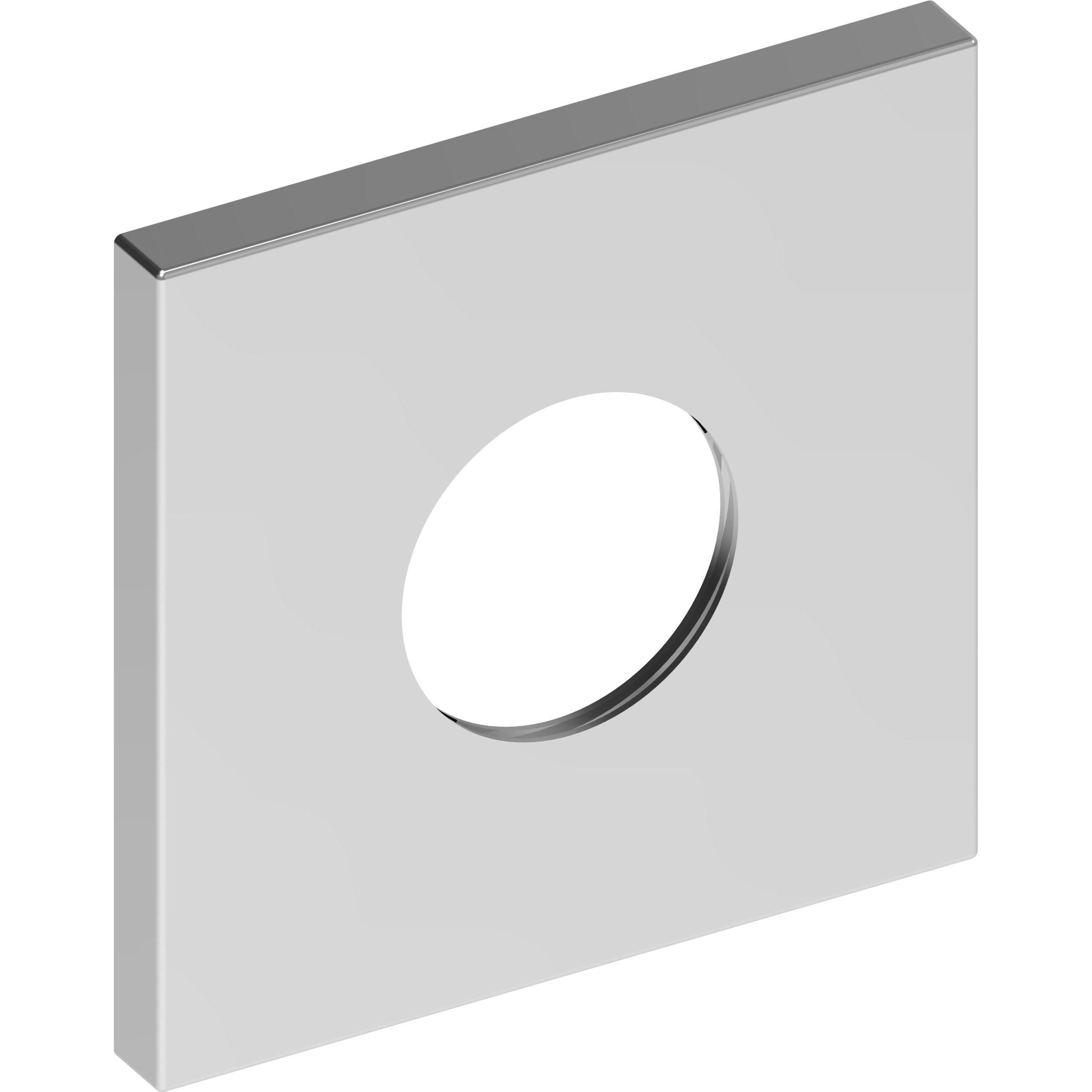 Keuco, Zubehör Sanitärinstallation, Wandrosette IXMO f IXMO Therm-Arm sw-chr gebü